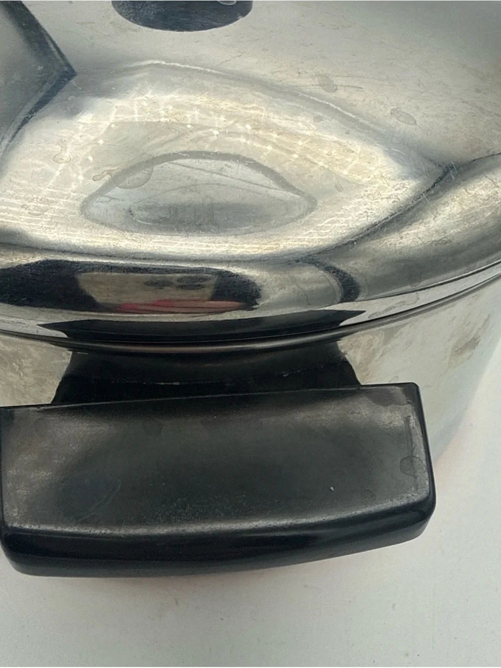Vtg 1801 Revere Ware Copper Clad Bottom 4.5 Qt Stock Pot Dutch Oven w/ Lid